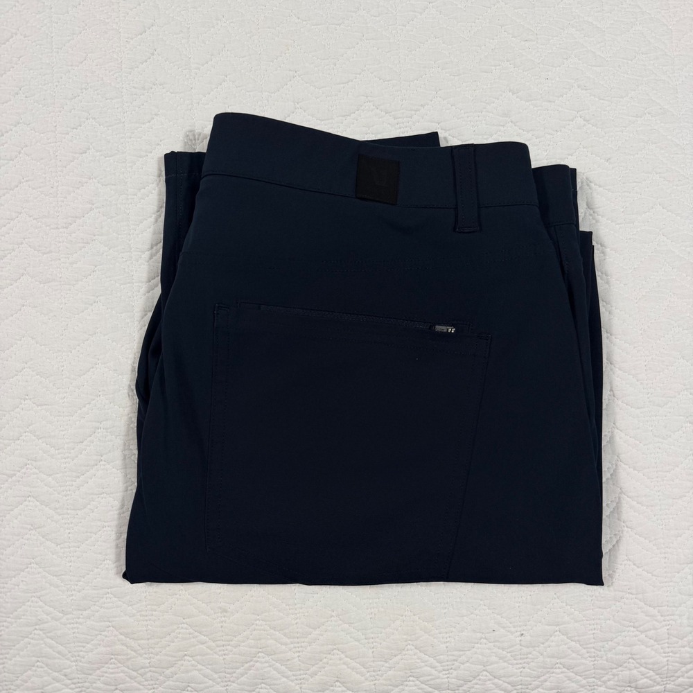 Vuori Meta Pant Mens Performance Trousers 36x28 Stretch Navy V430
